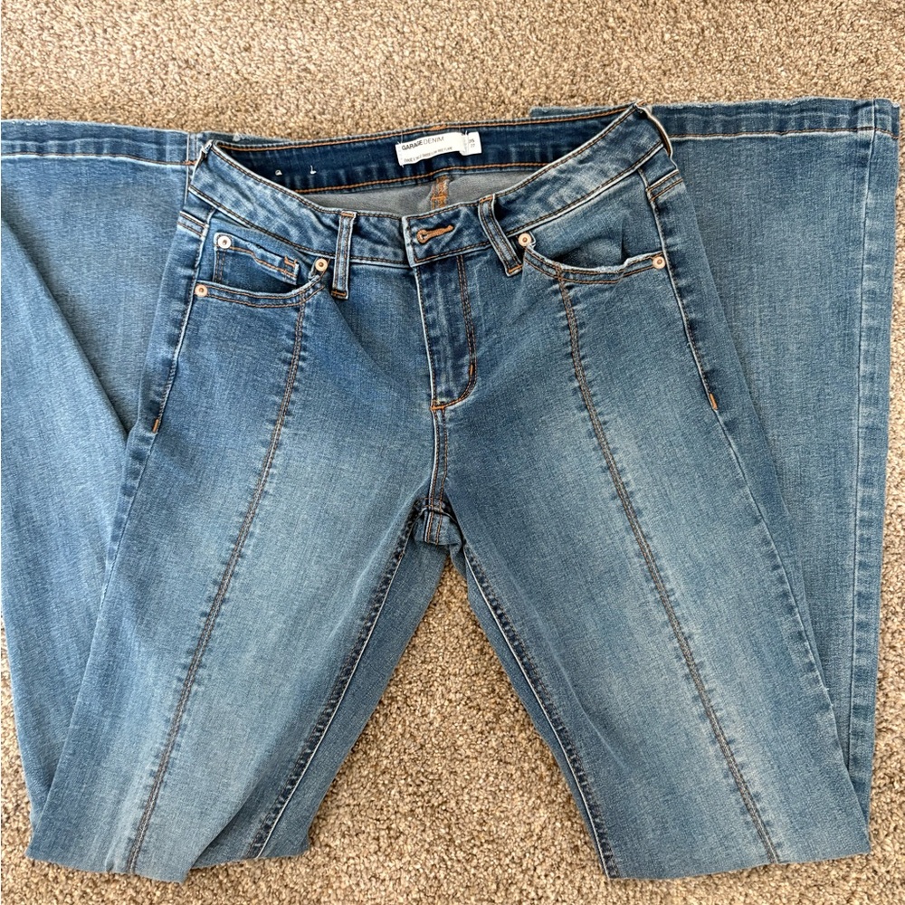 Garage Low Rise Flare Jeans